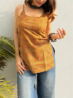 Kaveri Short Sleeveless Kurti