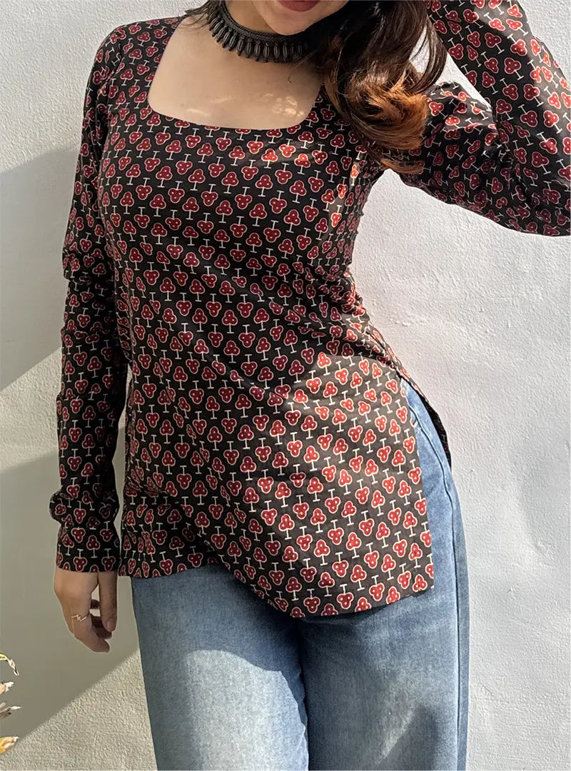 Purnima Boat Neck Kurti