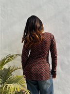 Purnima Boat Neck Kurti
