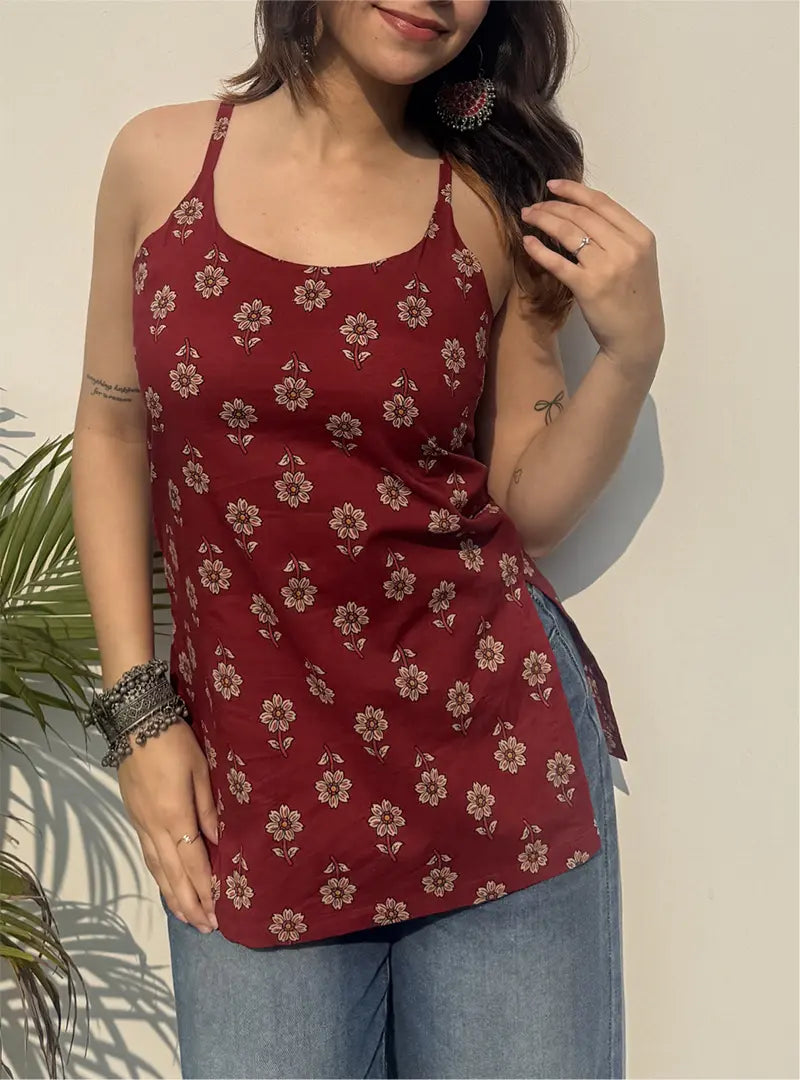 Apoorva Short Sleeveless Kurti