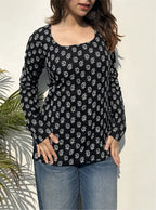 Iktara Boat Neck Kurti