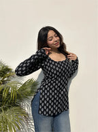 Iktara Boat Neck Kurti