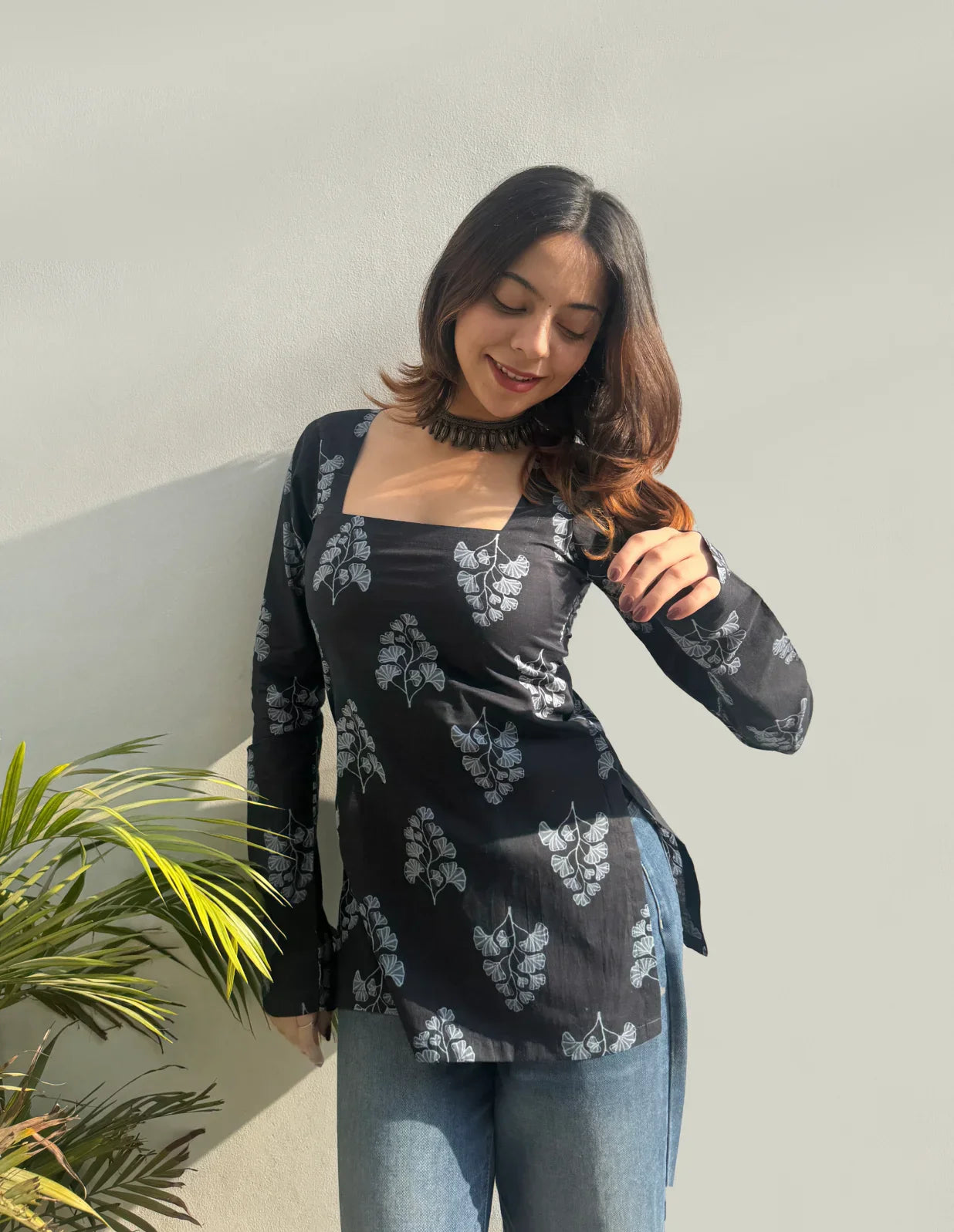 Jhankaar Square Neck Kurti