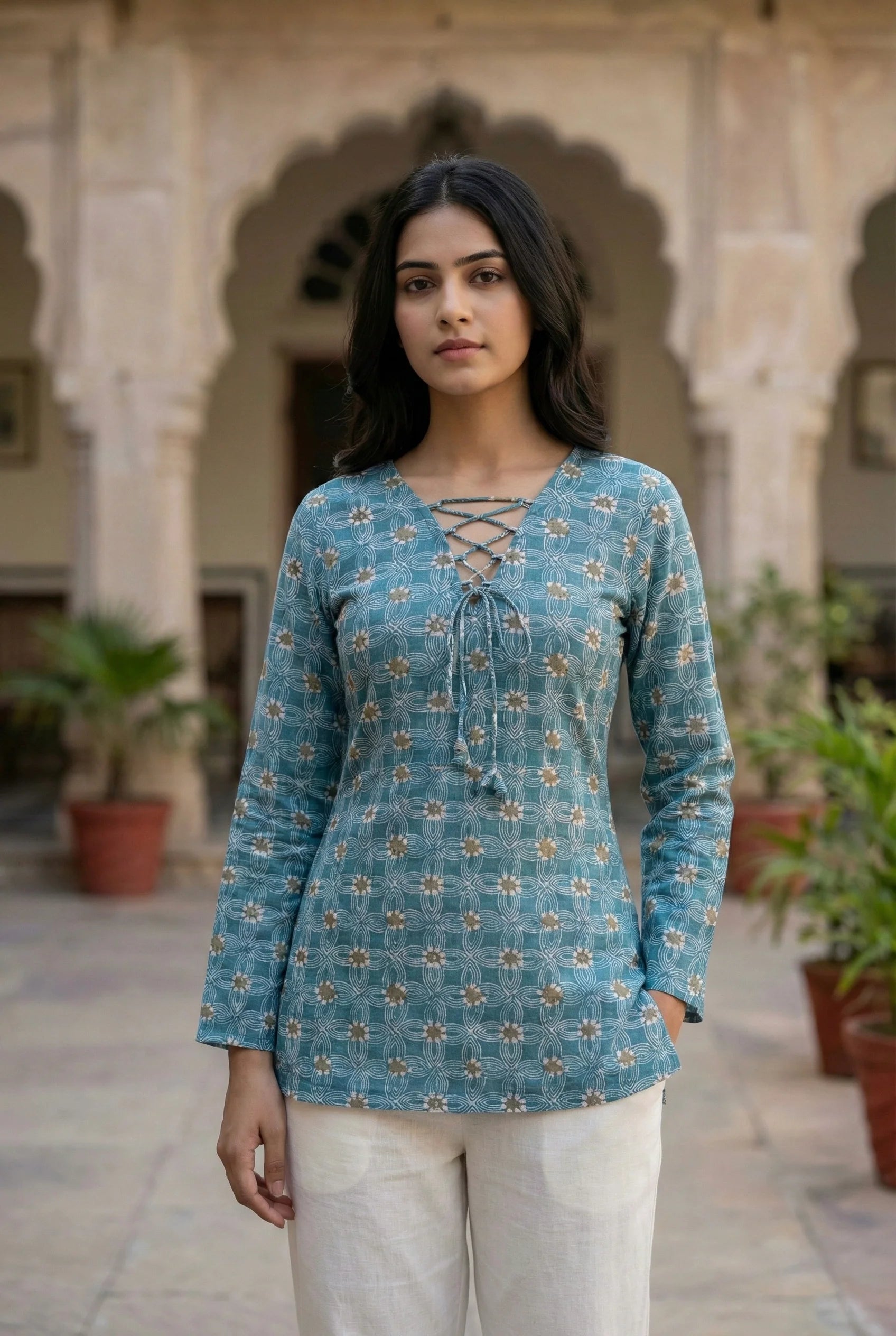 VAYU | Printed Short Kurti
