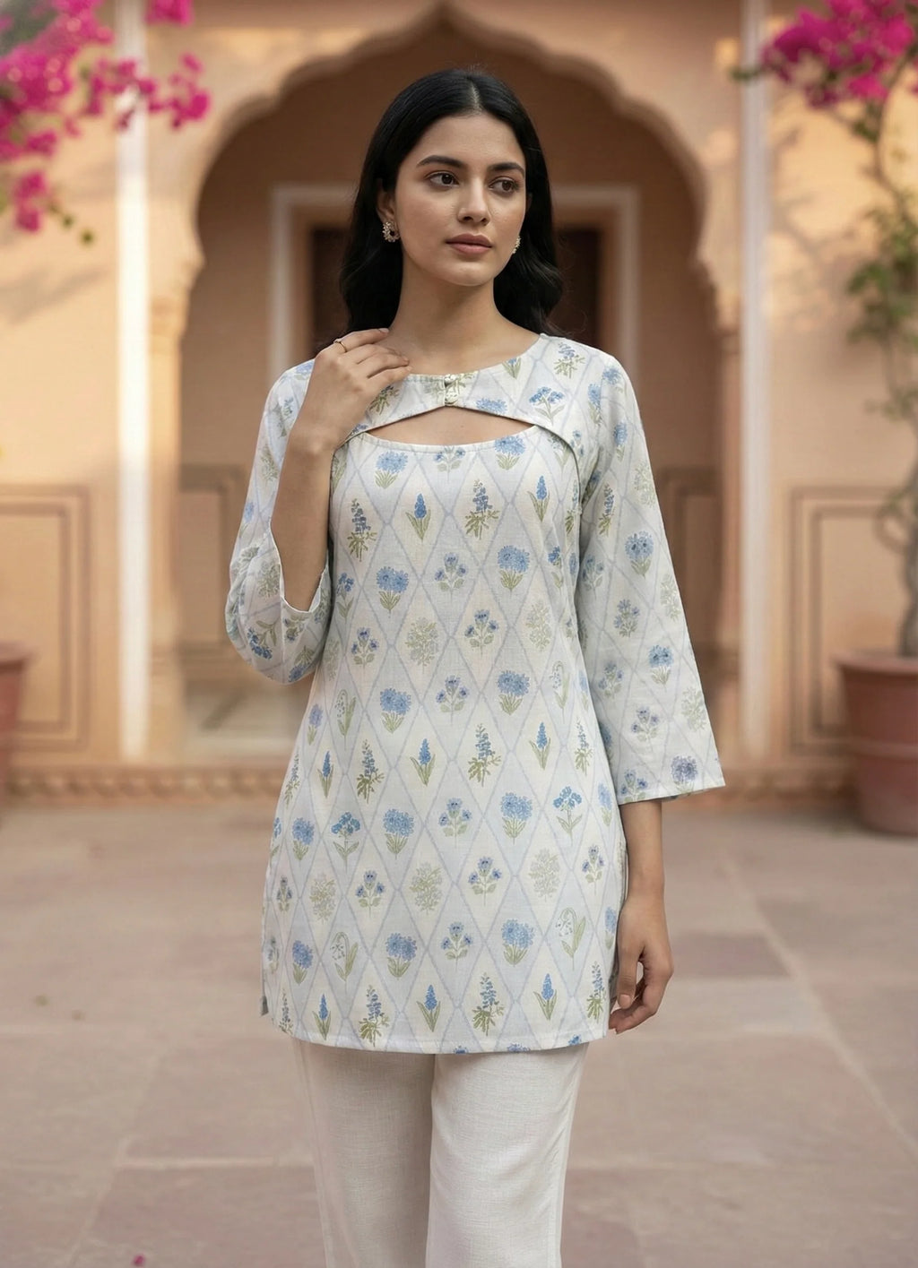 VAYU | Printed Short Kurti