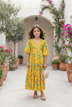Golden Garden Baby Girl Maxi