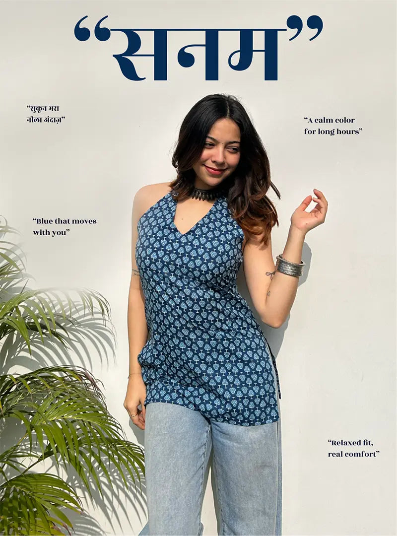 Sanam Halter Neck Kurti