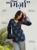 Mirza Bell Sleeves Kurti