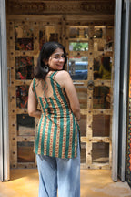 Green Gulabo Short Kurti