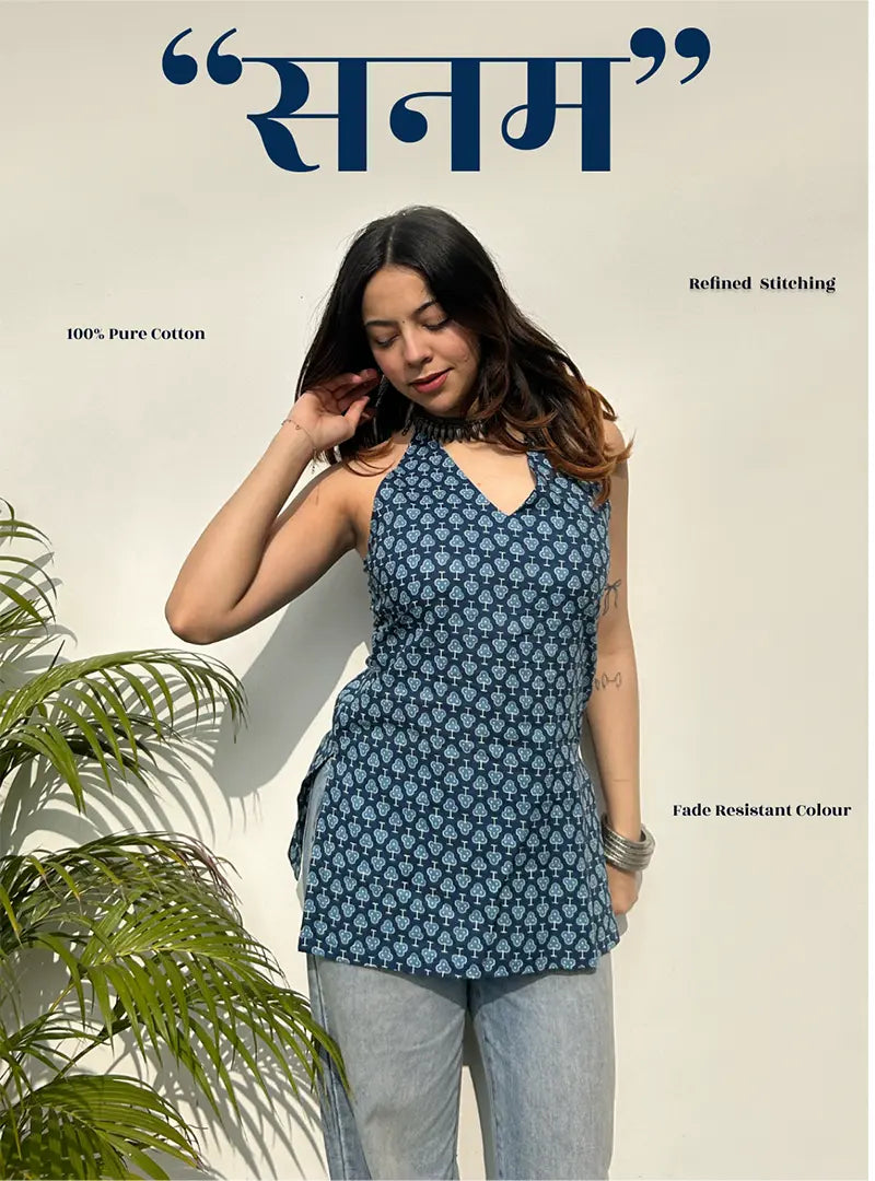 Sanam Halter Neck Kurti