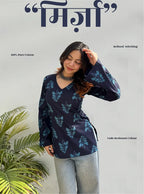 Mirza Bell Sleeves Kurti