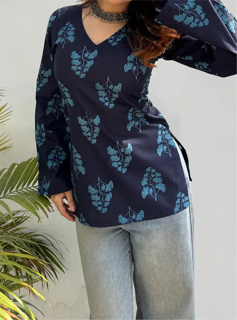 Mirza Bell Sleeves Kurti