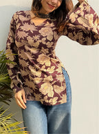 Meraki Bell Sleeves Kurti