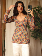 Nida sleeved modest kurti