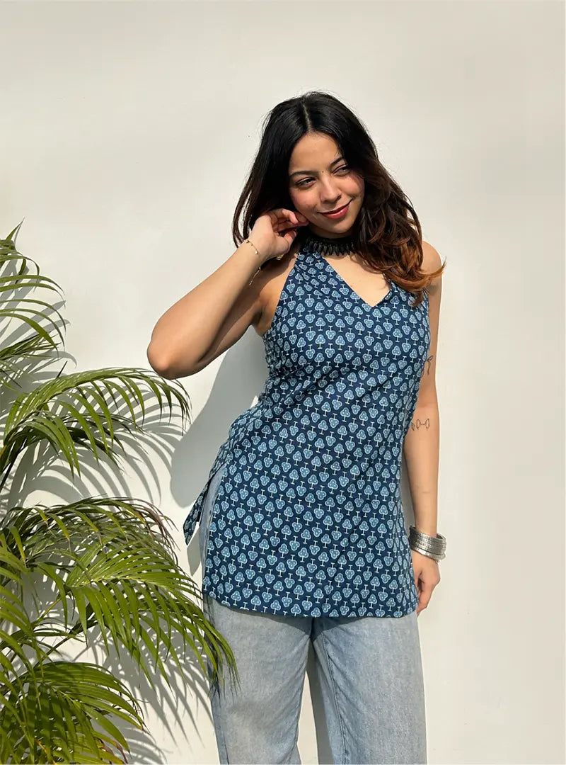 Sanam Halter Neck Kurti