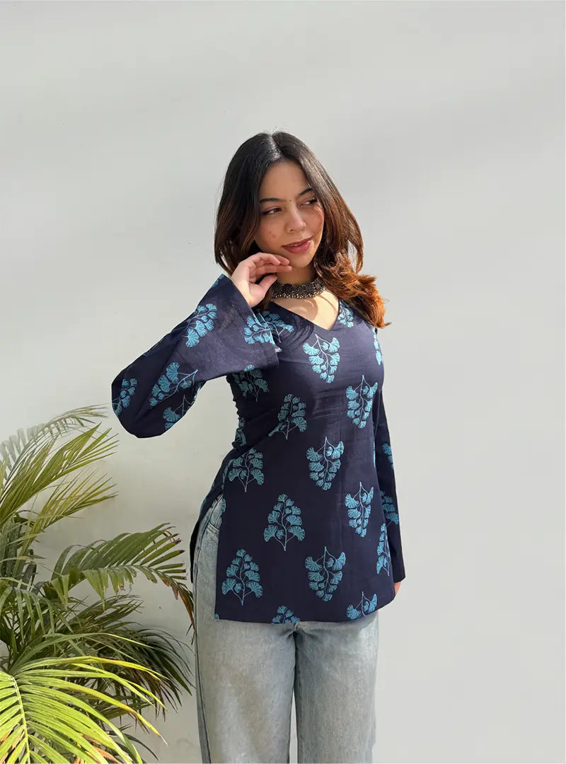 Mirza Bell Sleeves Kurti