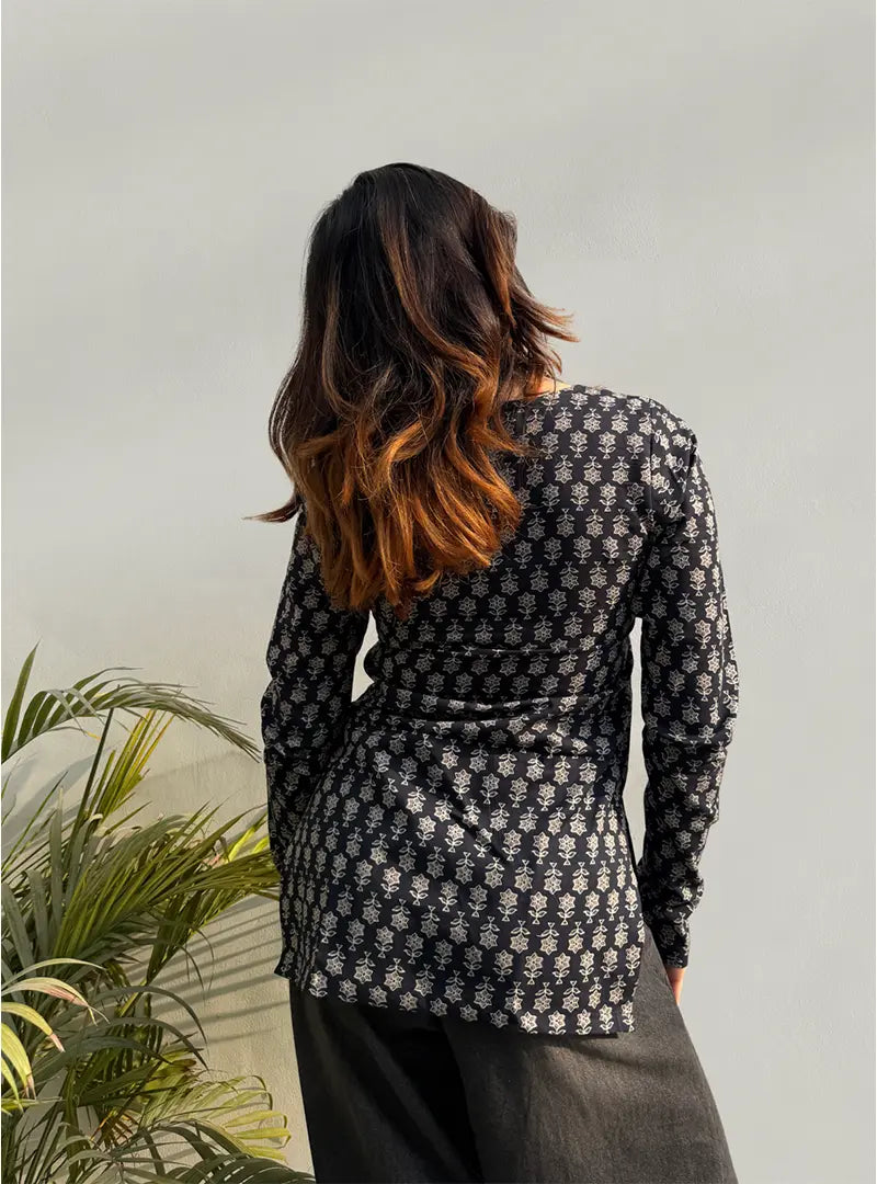 Rimjhim Square Neck Kurti