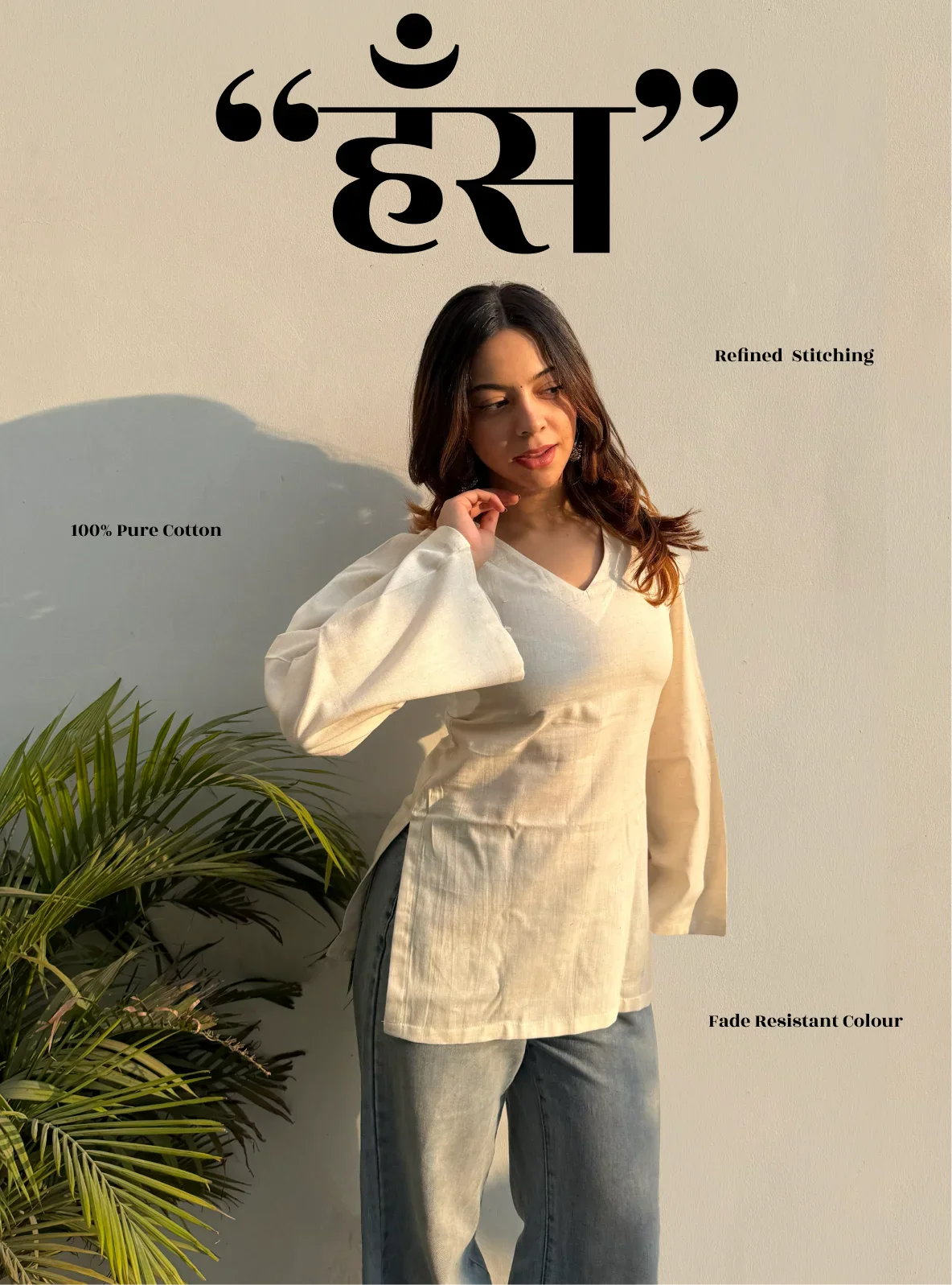 Hans Bell Sleeves Kurti by Evara