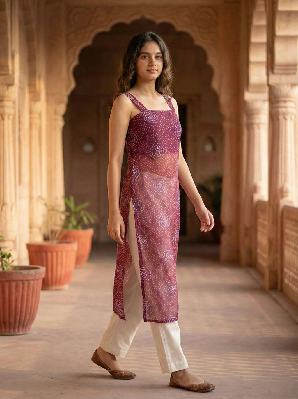 NOOR | Sheer Short Kurti