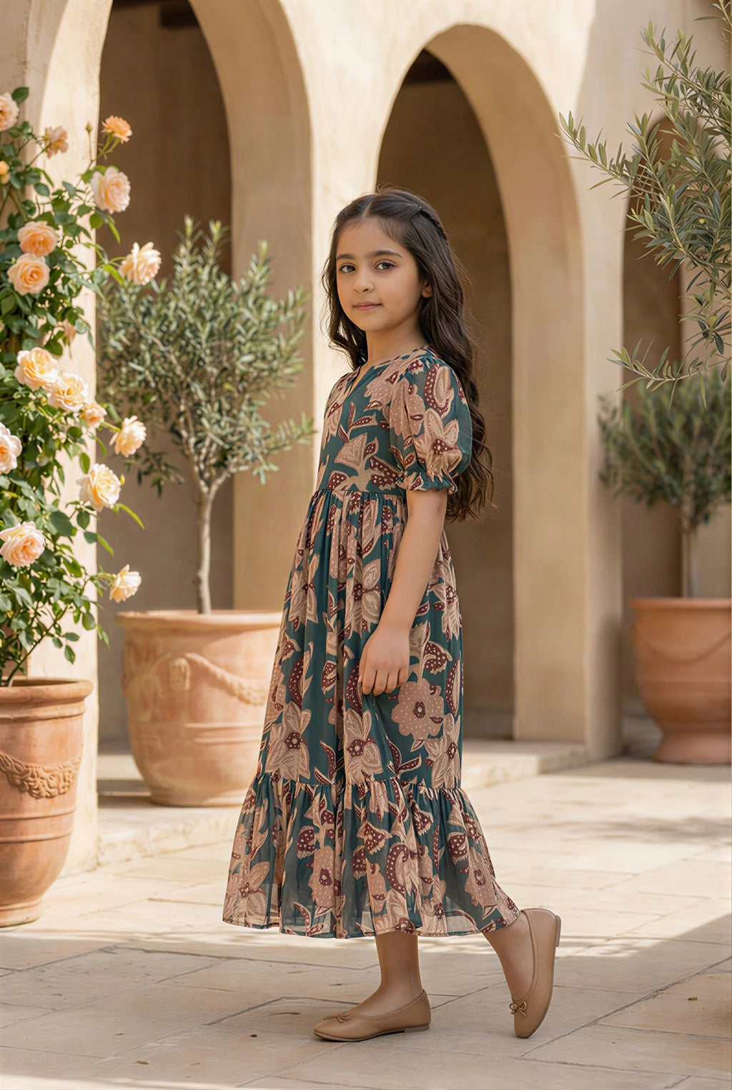 Rustic Charm Baby Girl Maxi