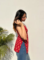 Ahilya Short Sleeveless Kurti