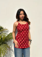 Ahilya Short Sleeveless Kurti