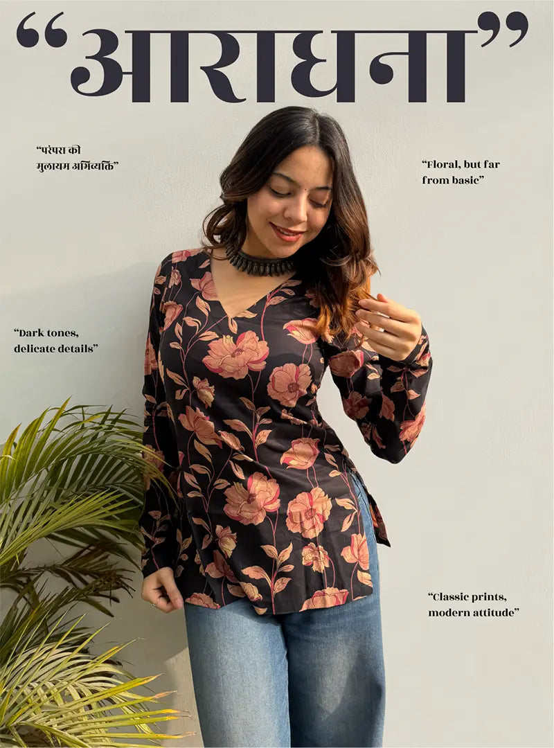 Aradhna Straight Sleeves Kurti