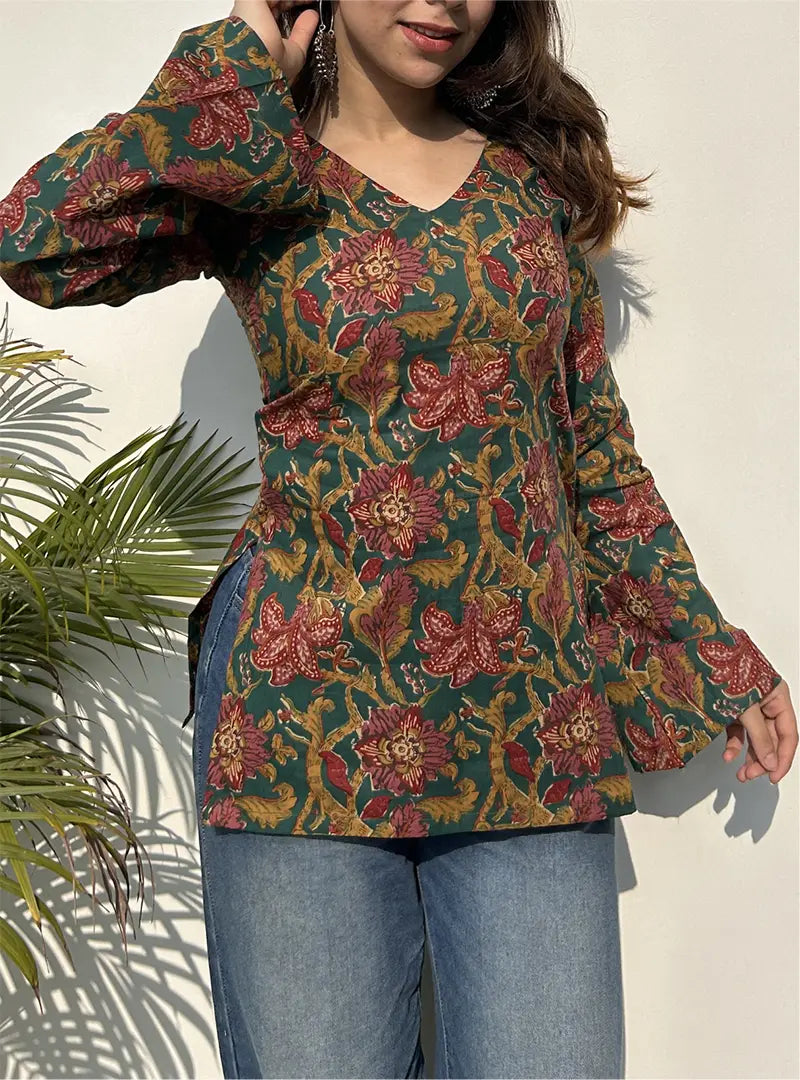 Trishika Bell Sleeves Kurti