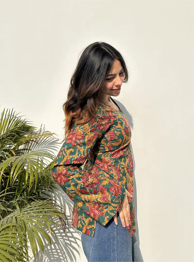 Trishika Bell Sleeves Kurti