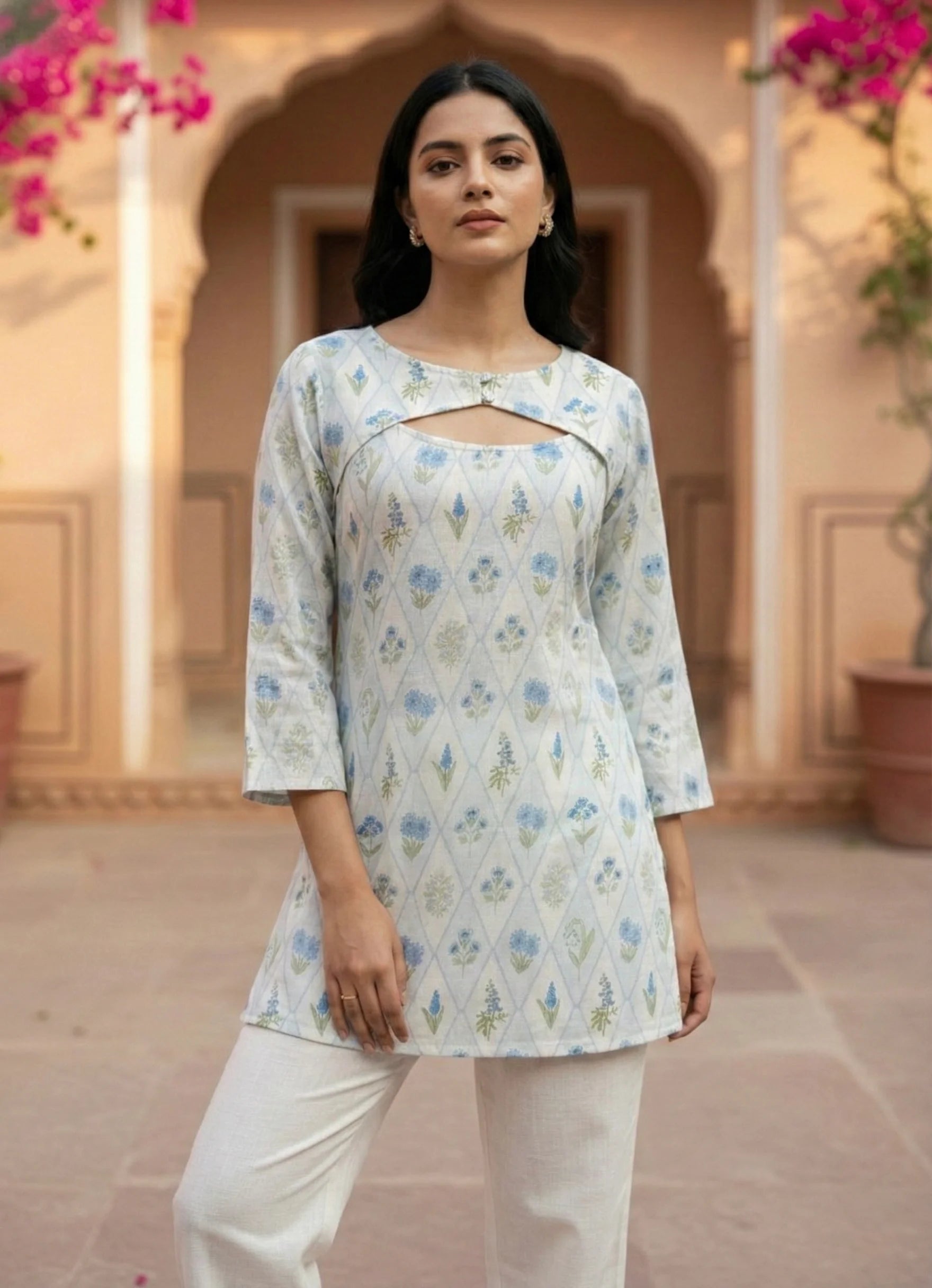 VAYU | Printed Short Kurti