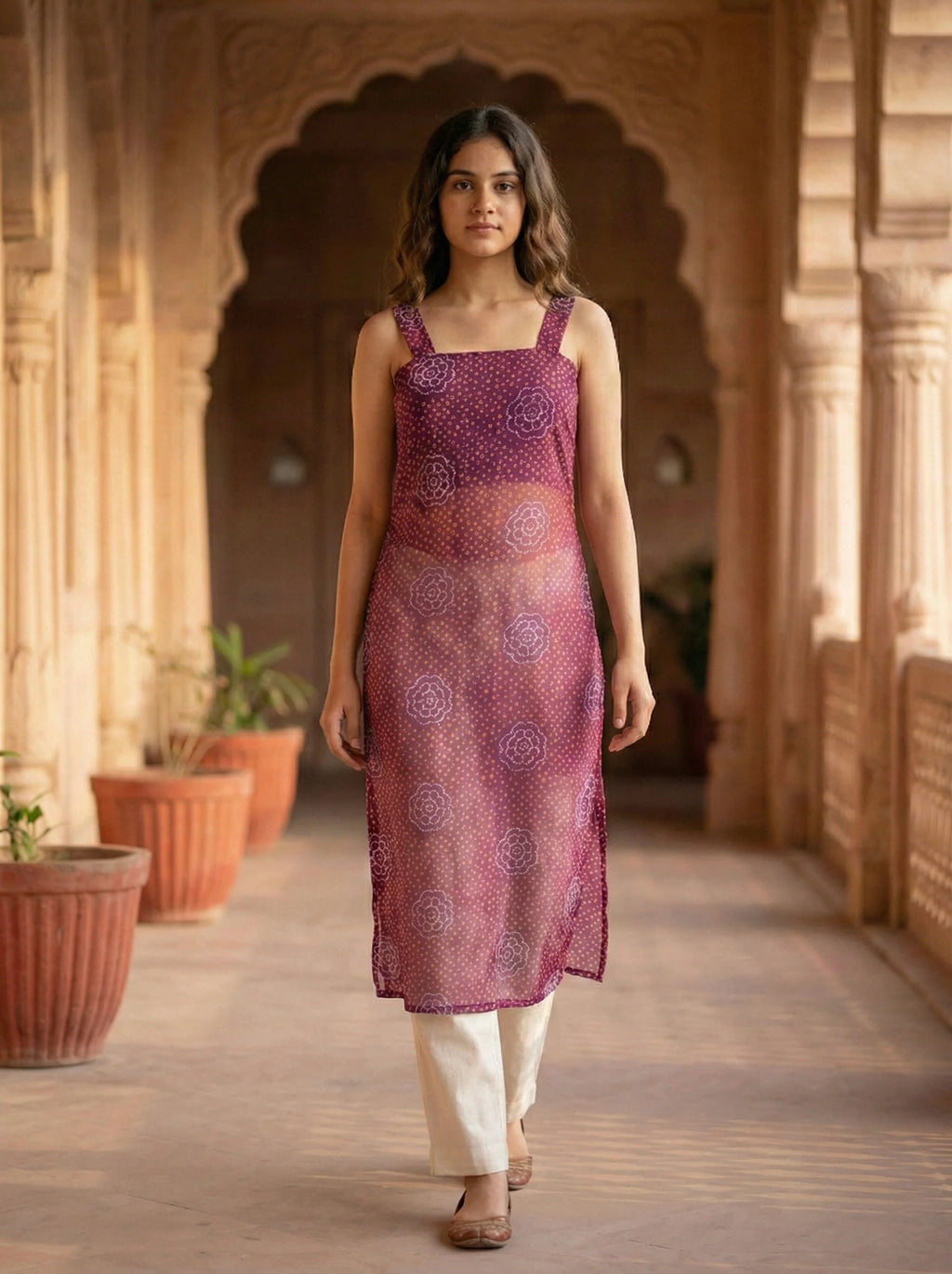NOOR | Sheer Short Kurti