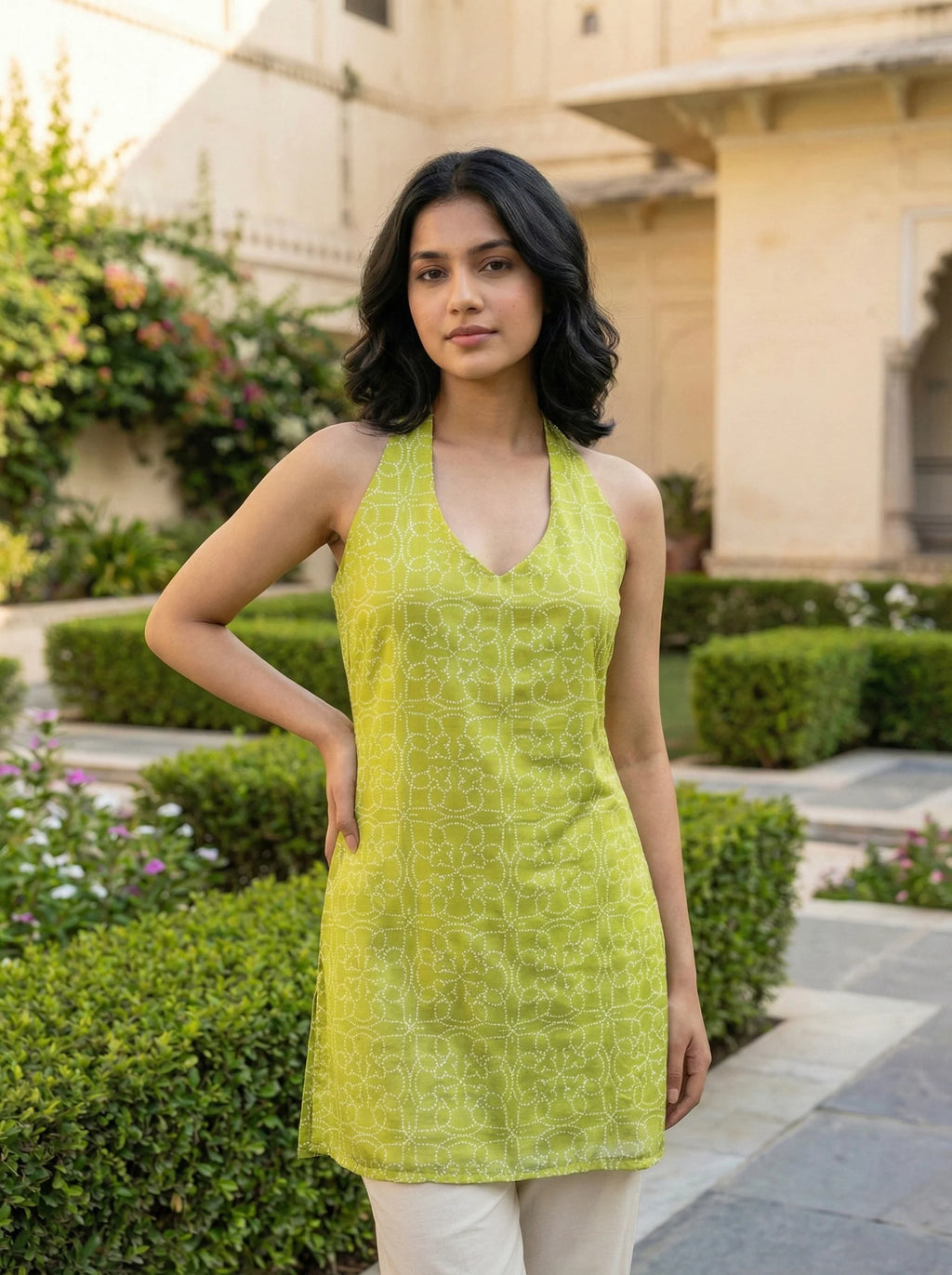 AURUM | Halter Short Kurti