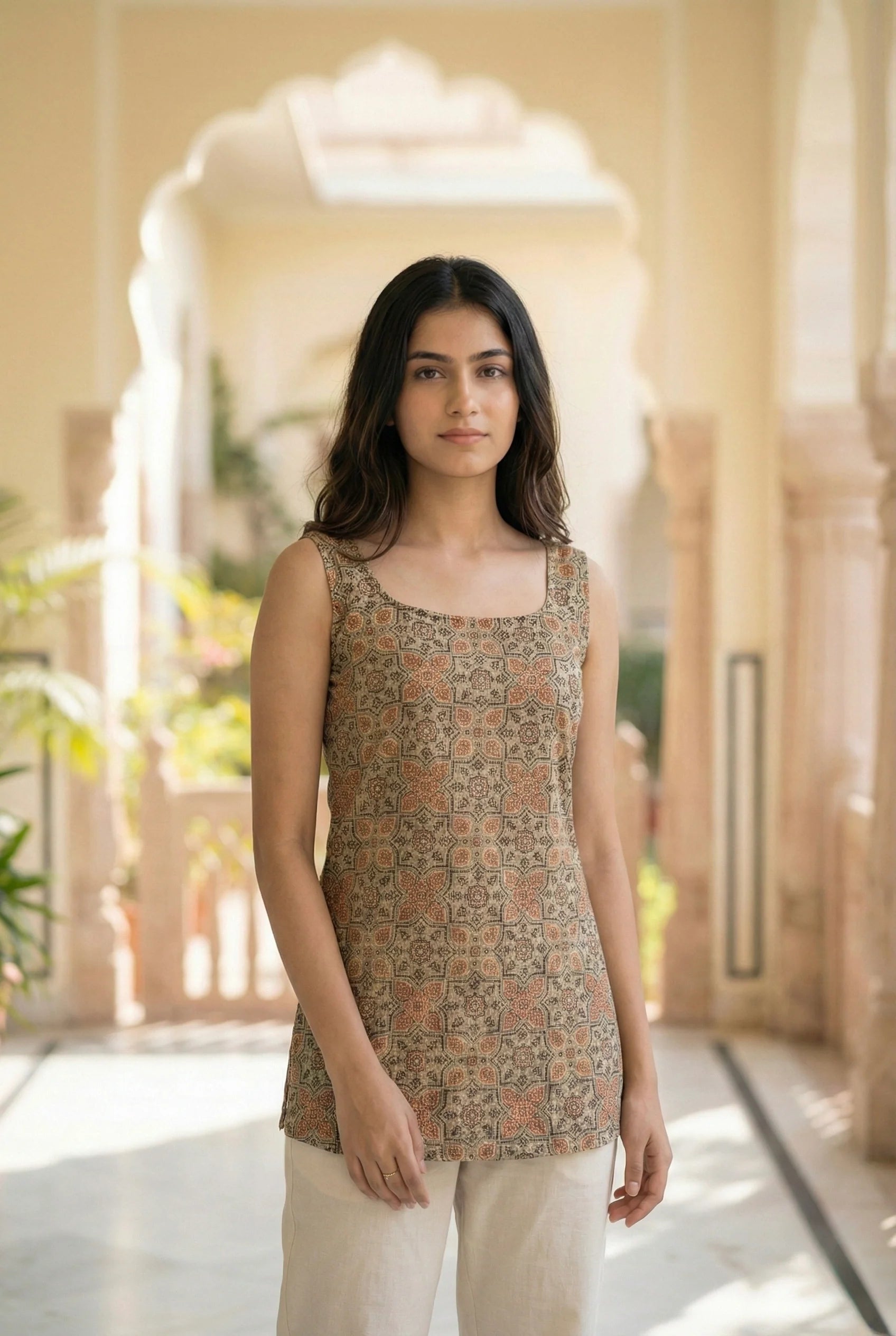 EIRA | Floral Short Kurti