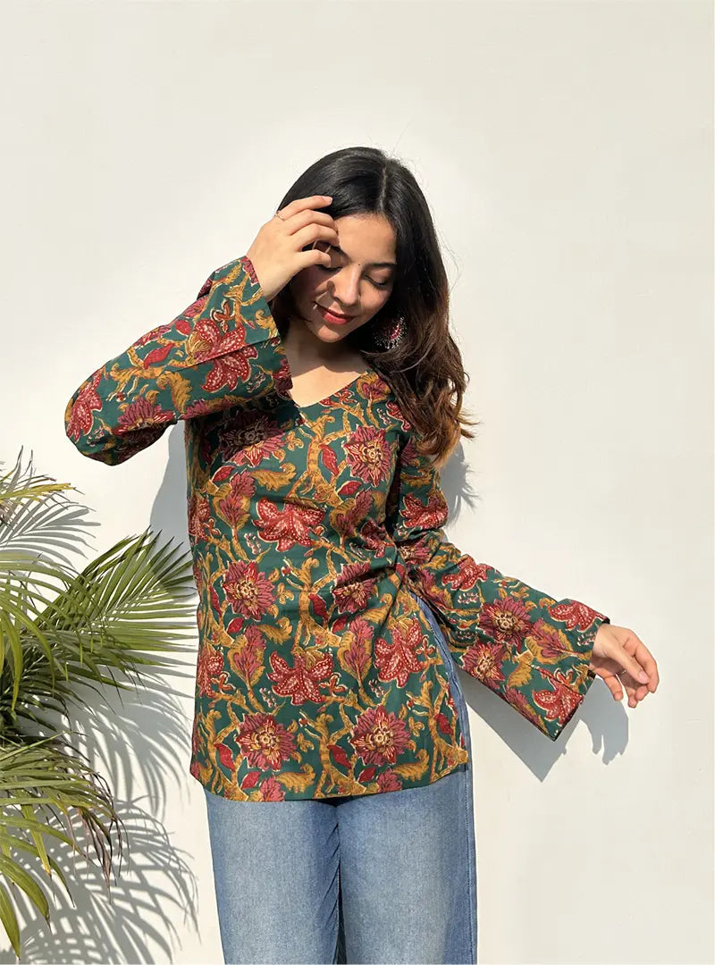 Trishika Bell Sleeves Kurti