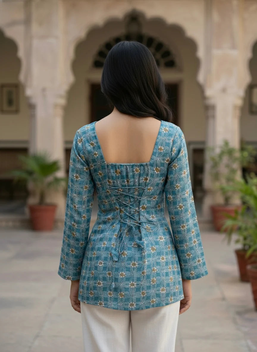 VAYU | Printed Short Kurti