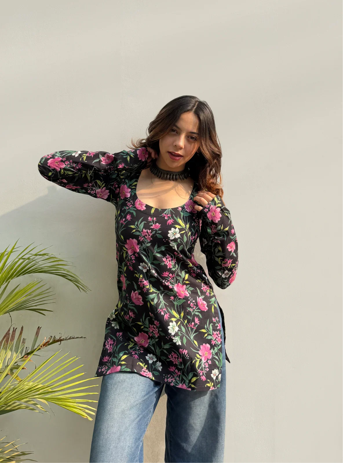 Raagini Straight Sleeves Kurti