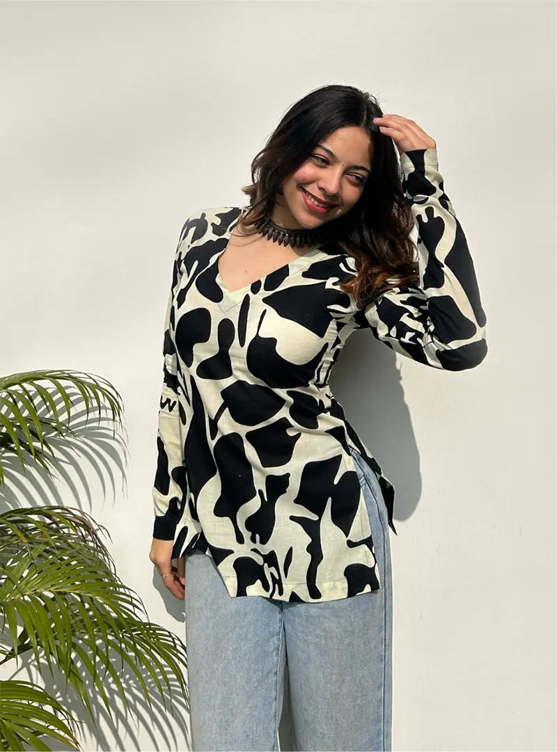 Zaalima Straight Sleeves Kurti