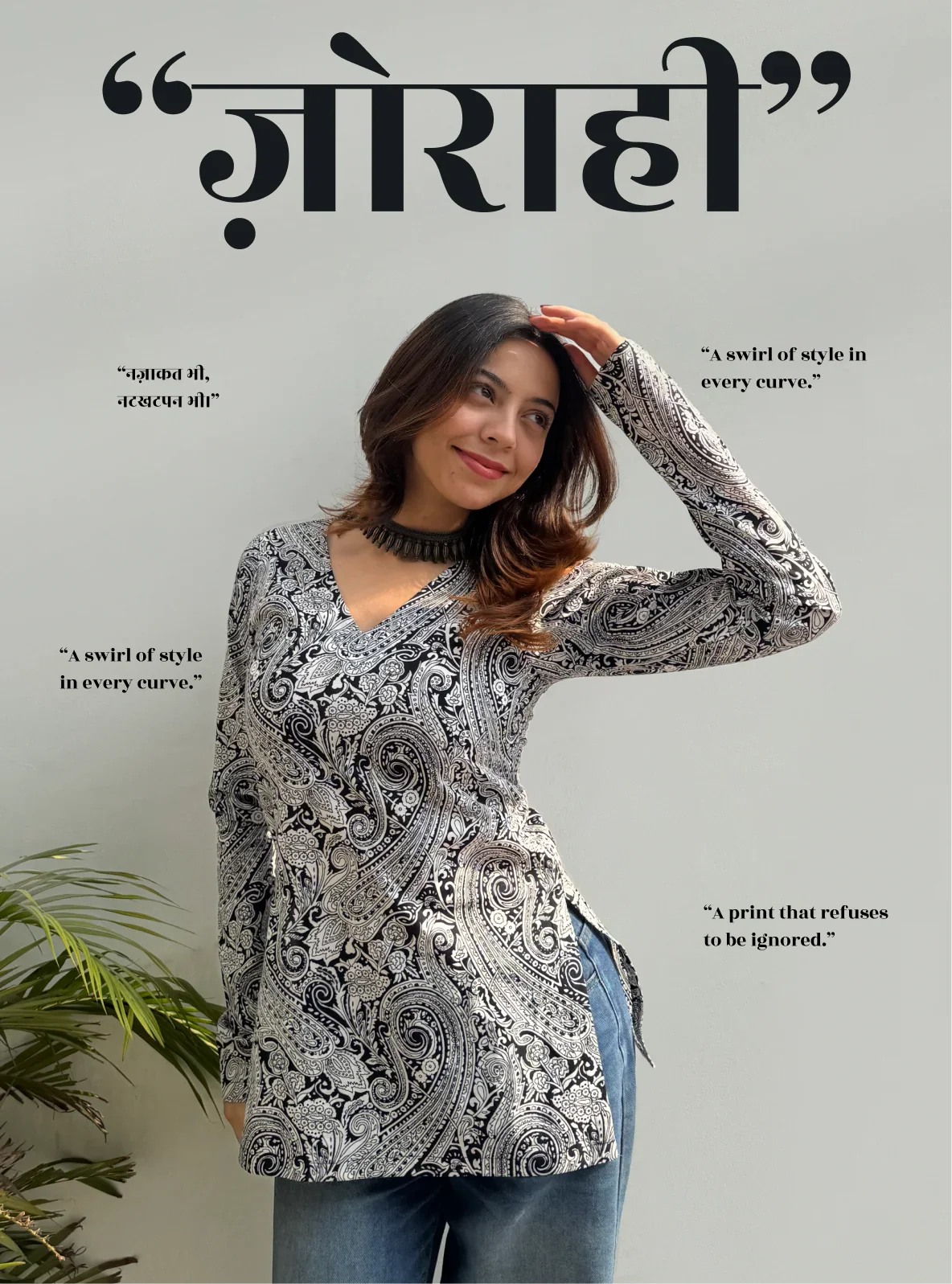 Zorahi Straight Sleeves Kurti