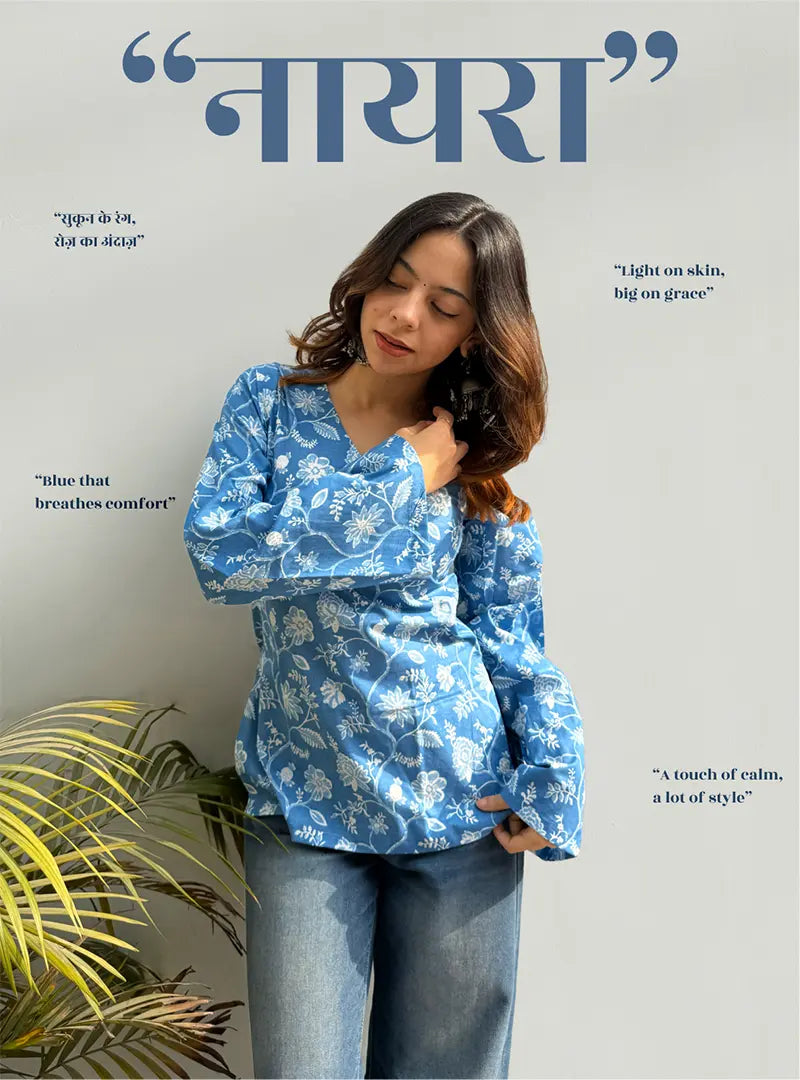 Nayra Bell Sleeves Kurti
