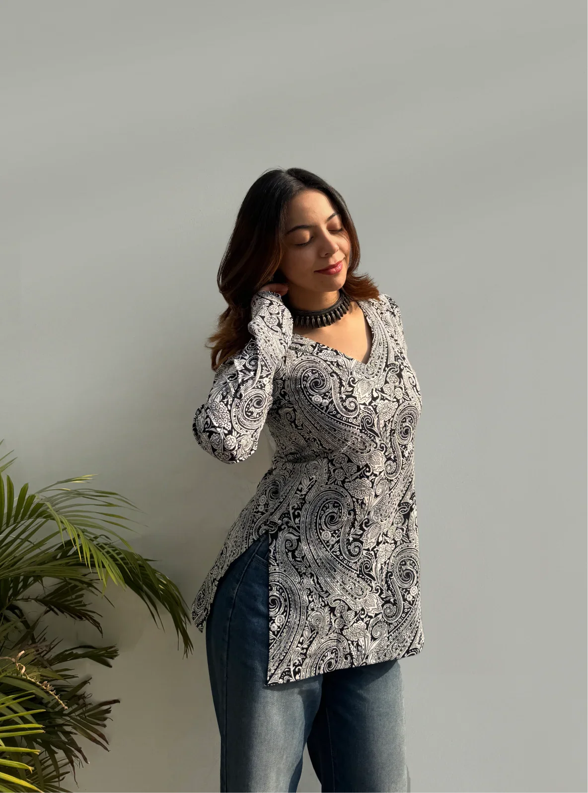 Zorahi Straight Sleeves Kurti