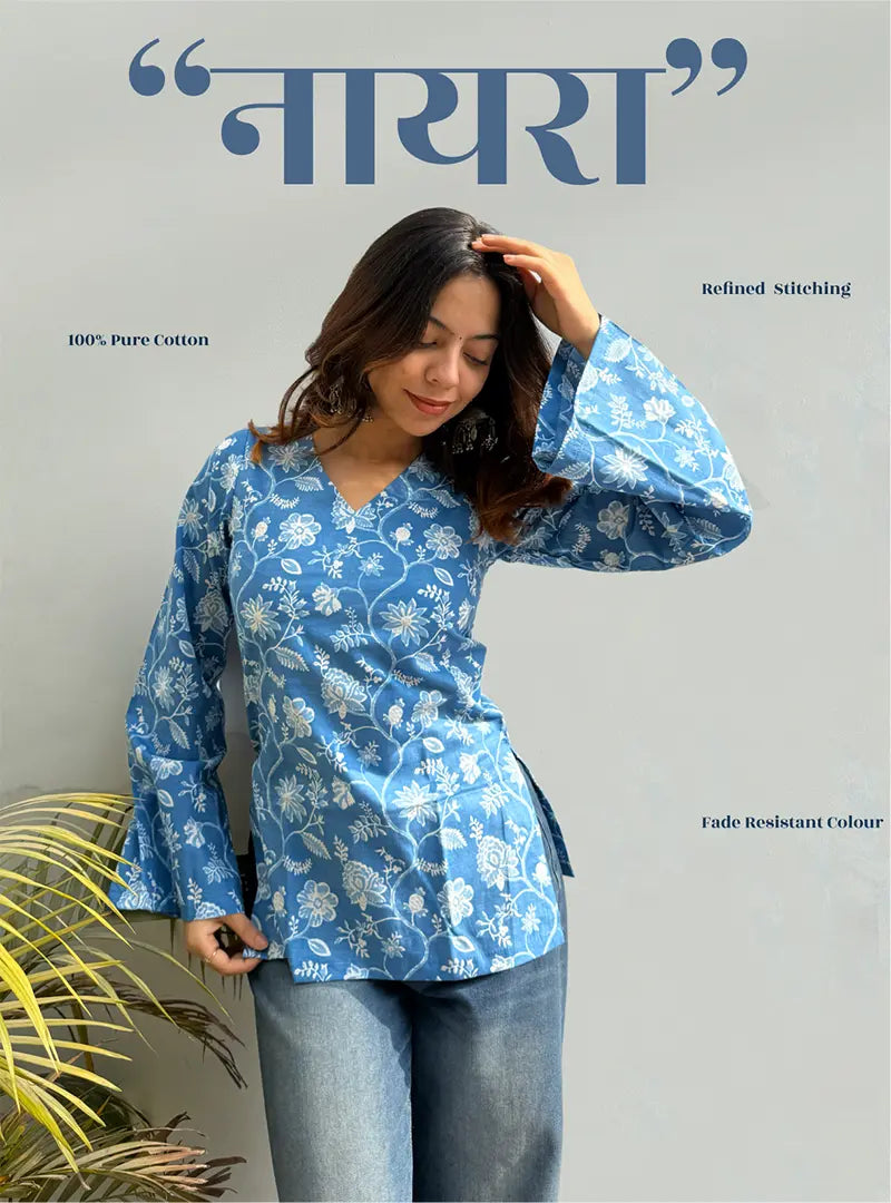 Nayra Bell Sleeves Kurti
