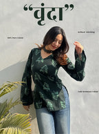 Vrinda Bell Sleeves Kurti