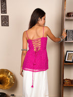 Rasika Bandhani Corset Kurti