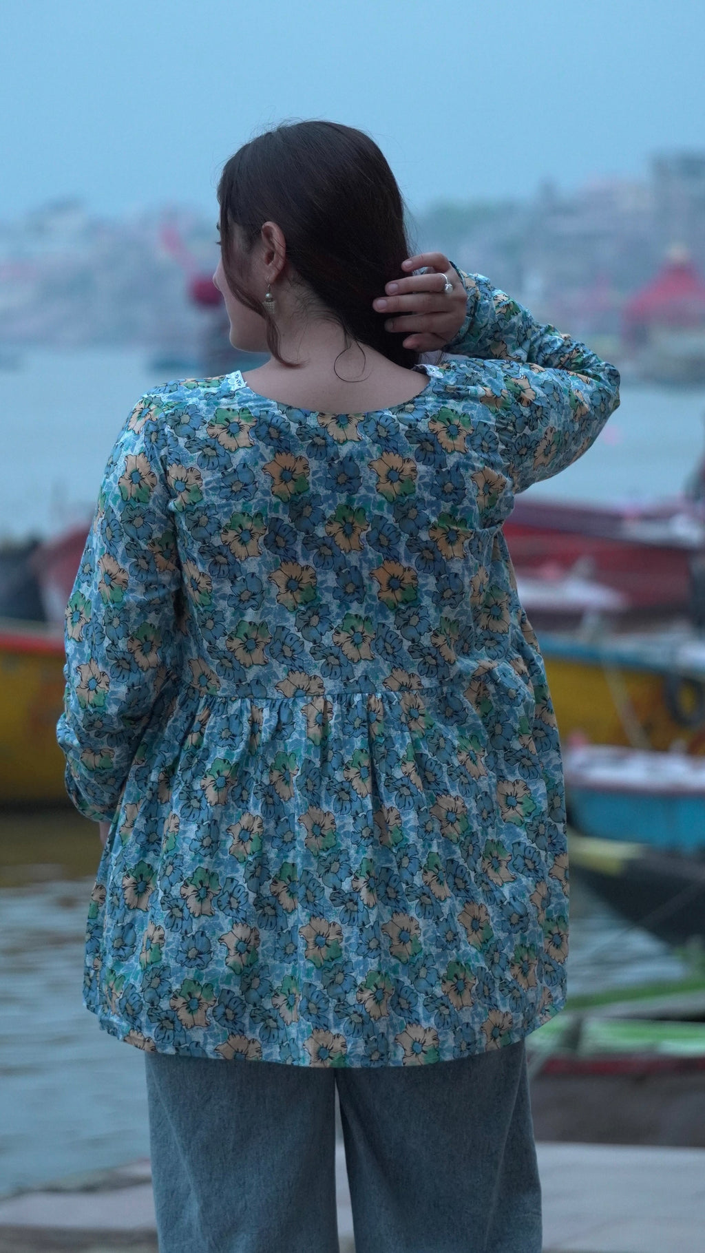 NeelKamal - Floral Short Kurti for women