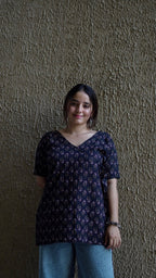 Flattering Wrap Style short kurti
