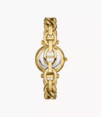 Carlie Mini Three-Hand Gold-Tone Stainless Steel Watch