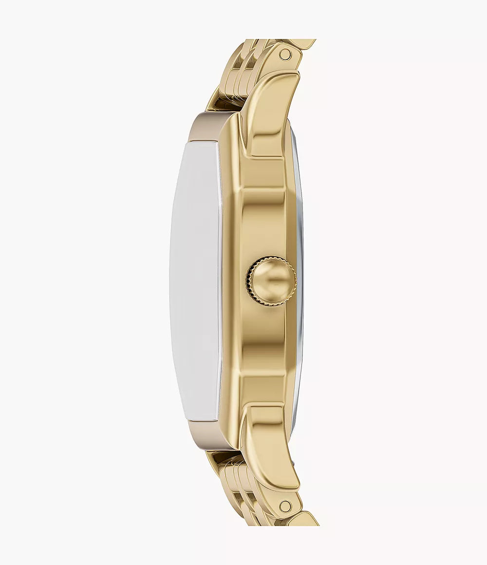 Harlow Three-Hand Gold-Tone Stainless Steel Watch
