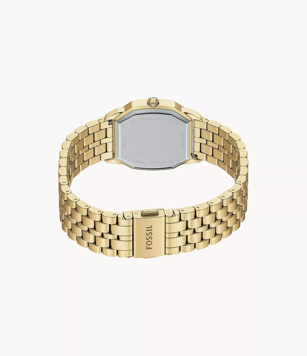 Harlow Three-Hand Gold-Tone Stainless Steel Watch