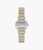 Carlie Mini Three-Hand Two-Tone Stainless Steel Watch