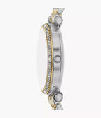 Carlie Mini Three-Hand Two-Tone Stainless Steel Watch